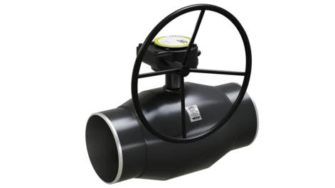 Кран шаровый LD КШЦПР Regula из стали 09Г2С Ду150/125 Ру2,5МПа с редуктором в Перми
