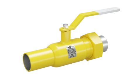 Кран шаровый LD КШЦК Gas 080/070.016.Н/П.02. (приварка/штуцер) стальной ст.20 Ду80/70 Ру16 МПа в Перми