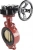 Затвор дисковый поворотный ABRA Ду150 Ру16 BUV-VF843D, межфланцевый, корпус - чугун, диск - бронза, редуктор, NBR в Перми